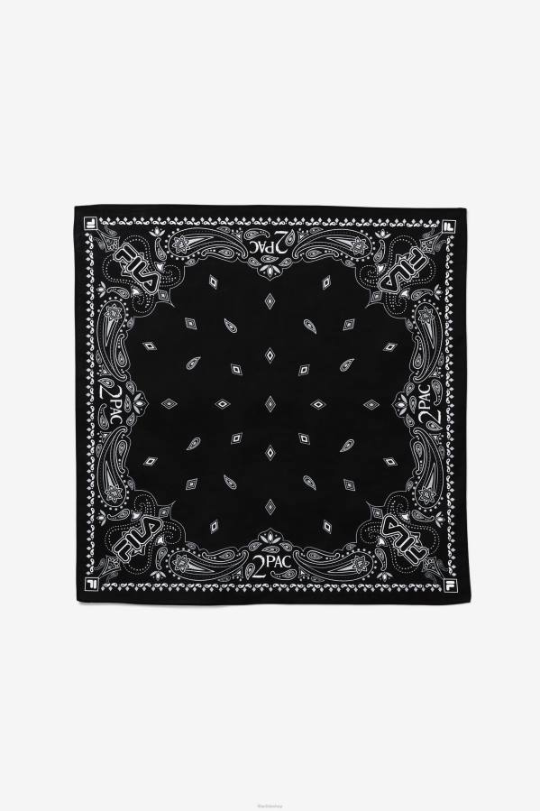 4T24960 negro fila 2pac bandana negra FILA