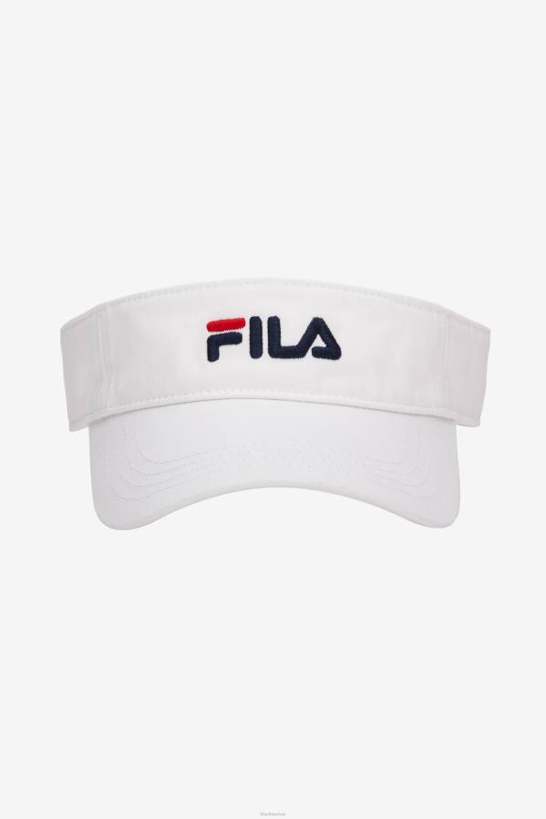 4T241006 blanco visera fila blanca bordada FILA