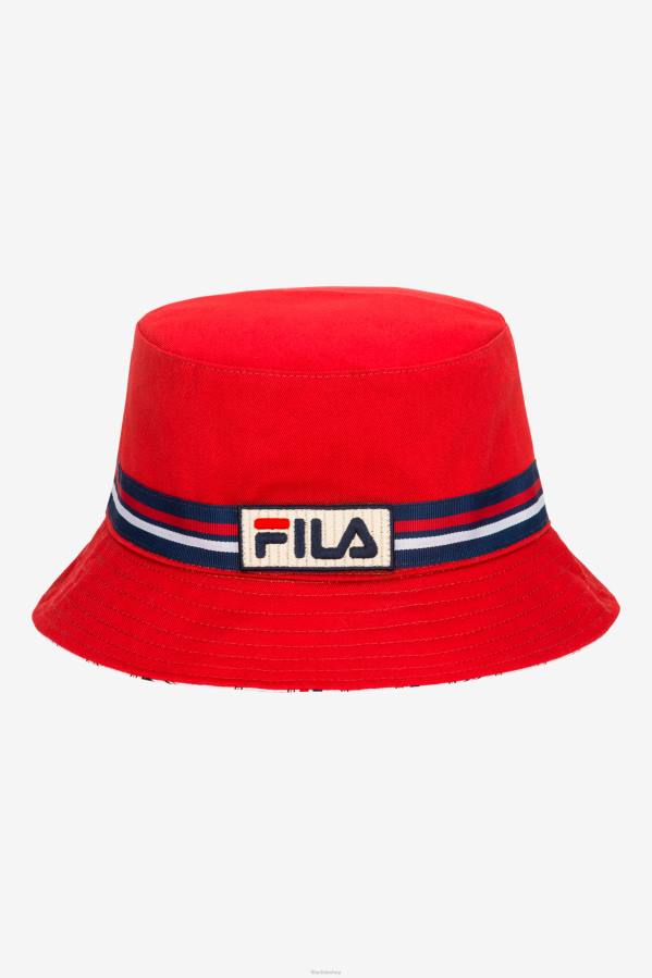 4T24991 rojo gorro fila reversible rojo FILA