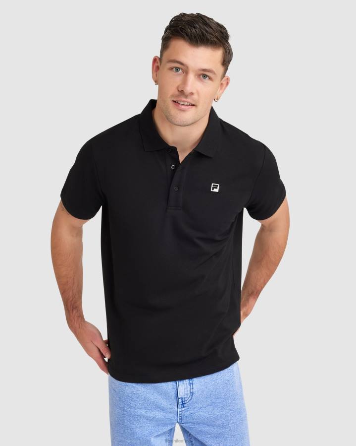 4T242343 negro polo fila hombre negro FILA