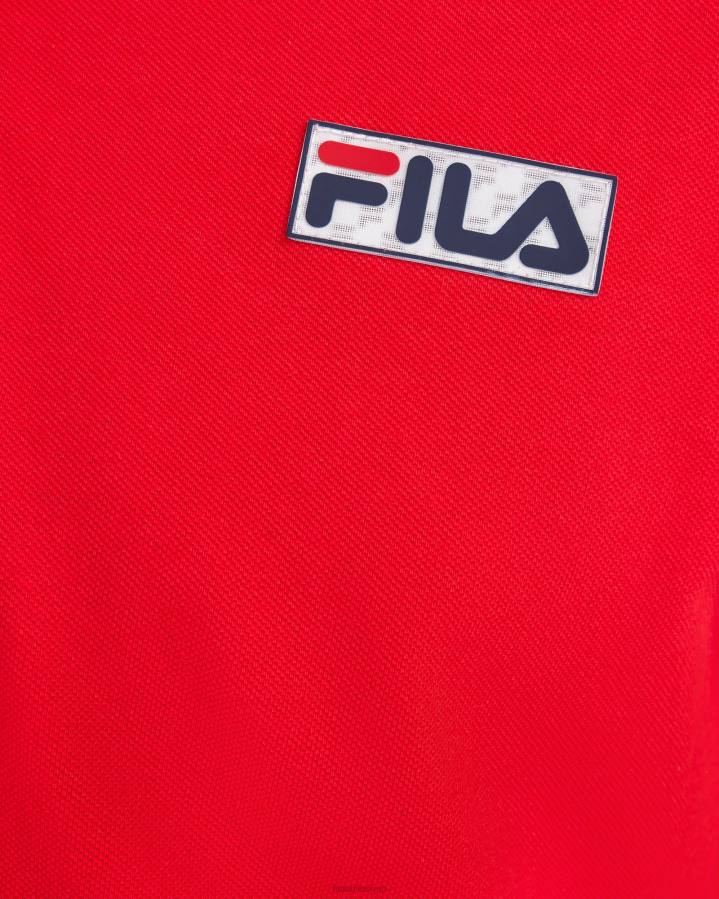 4T242372 rojo polo asher fila rojo hombre FILA