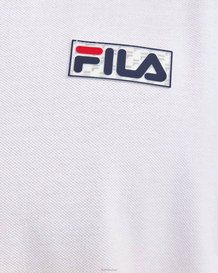 4T242375 blanco polo asher hombre fila blanco FILA