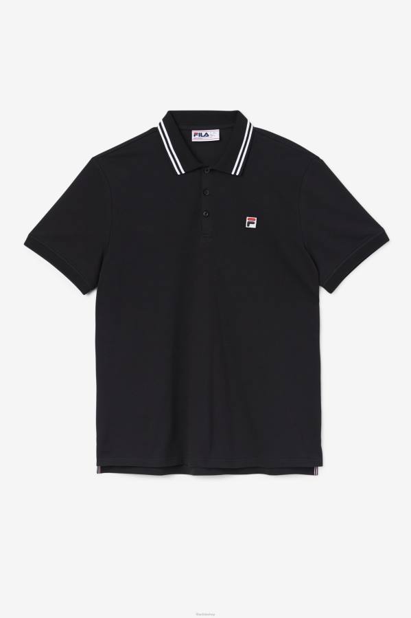 4T24426 negro polo fila jelen negro FILA