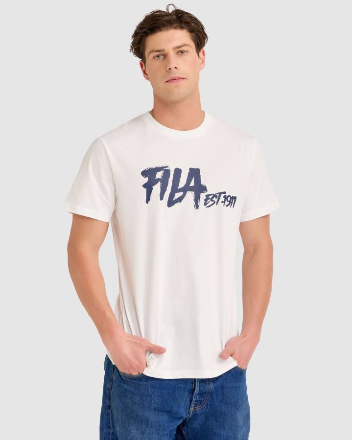 4T242314 blanco camiseta fila lewis blanca FILA