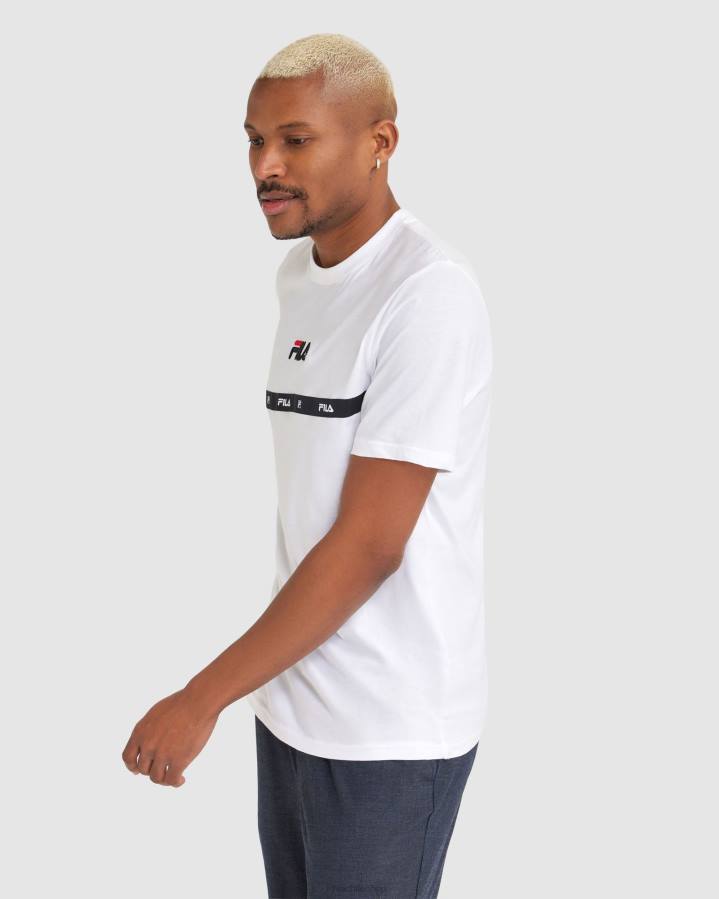 4T242319 blanco camiseta fila blanca valor hombre FILA