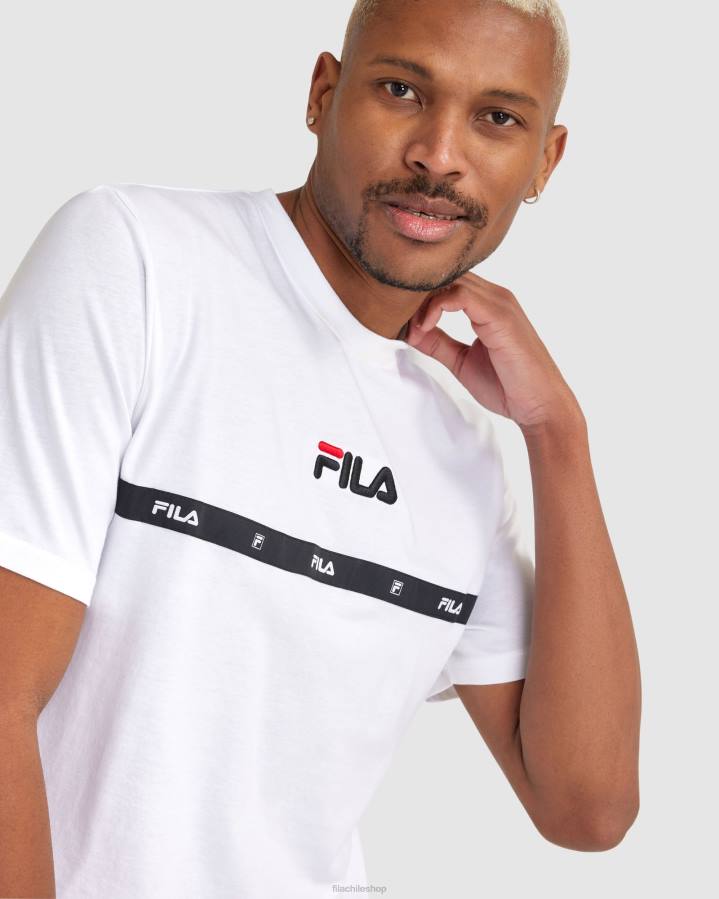 4T242319 blanco camiseta fila blanca valor hombre FILA