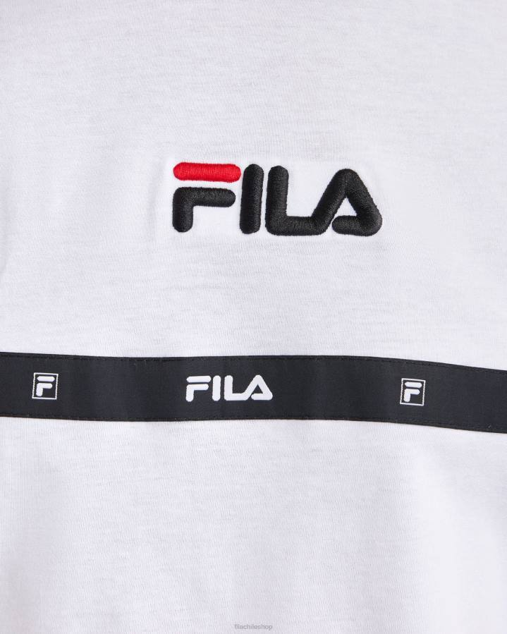 4T242319 blanco camiseta fila blanca valor hombre FILA