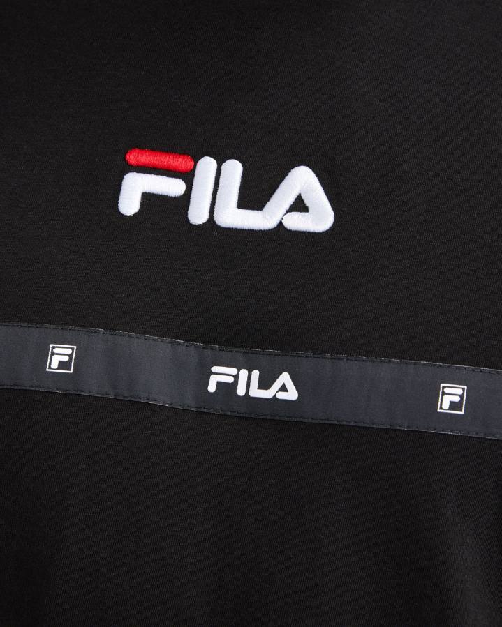 4T242320 negro camiseta fila negra valor hombre FILA