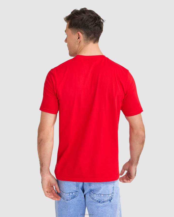 4T242322 rojo camiseta fila roja hombre shaw FILA