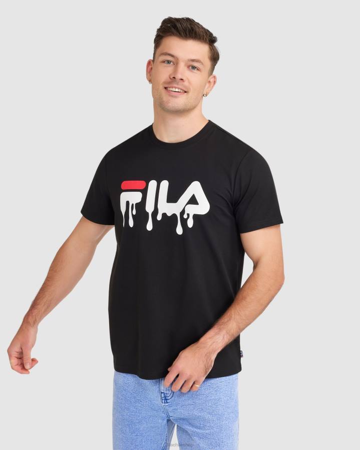 4T242401 negro camiseta fila matthew hombre negra FILA