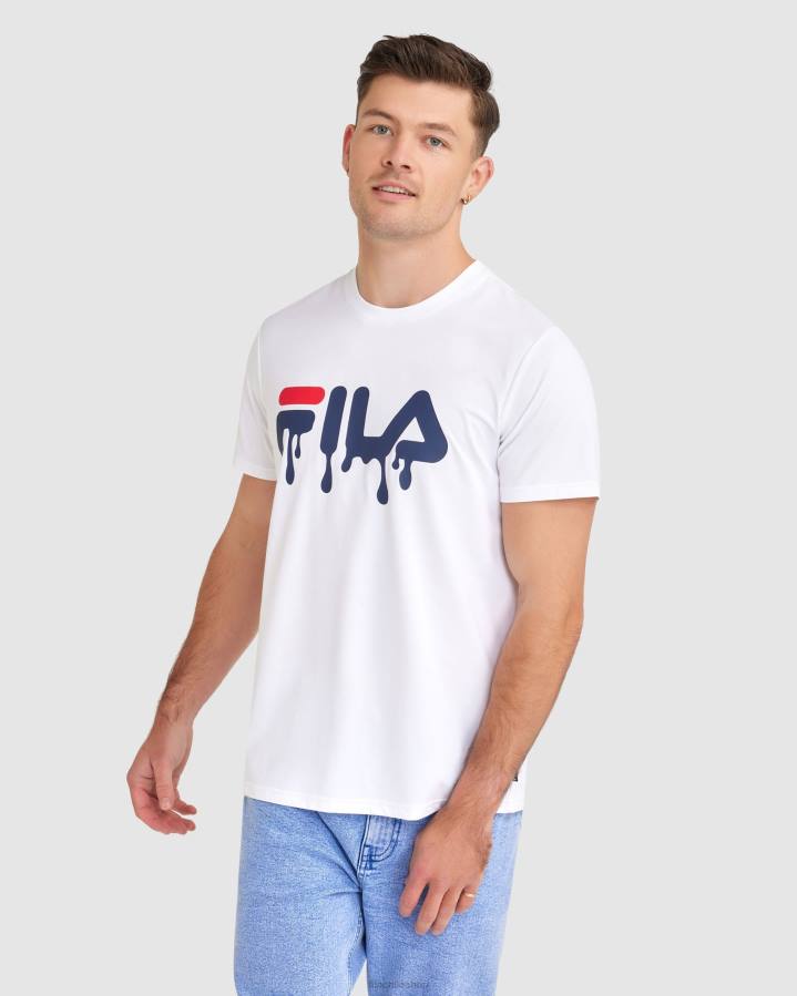 4T242404 blanco camiseta fila matthew blanca para hombre FILA