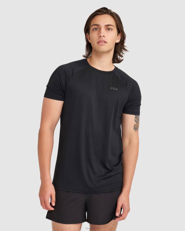 4T242408 negro camiseta caleb qdry hombre fila negra FILA