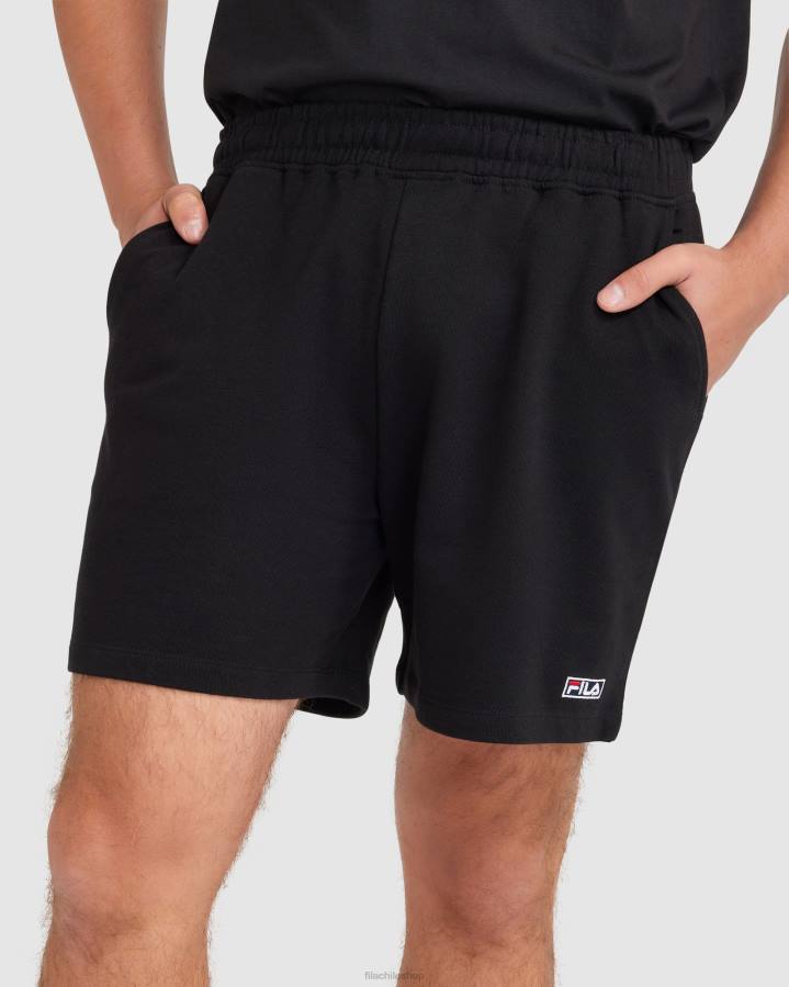 4T242419 negro fila hombre cian short negro FILA