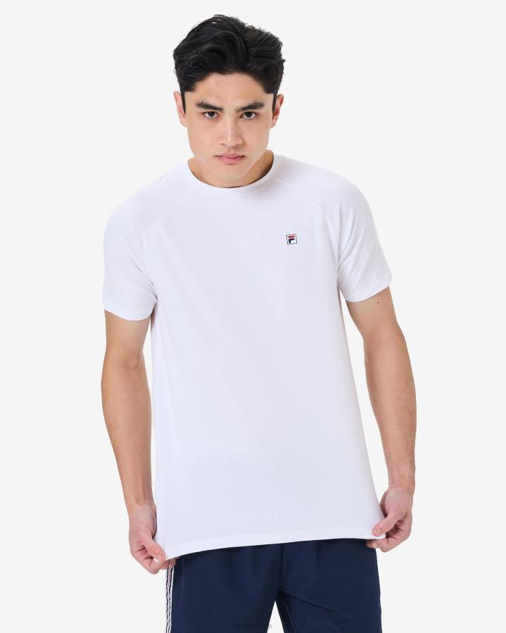 4T242526 blanco camiseta fila hannes blanca hombre FILA