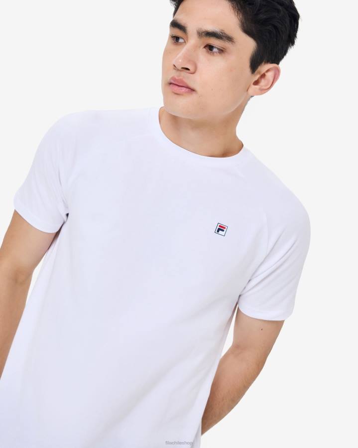 4T242526 blanco camiseta fila hannes blanca hombre FILA