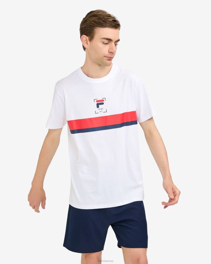 4T242528 blanco camiseta fila roger blanca FILA