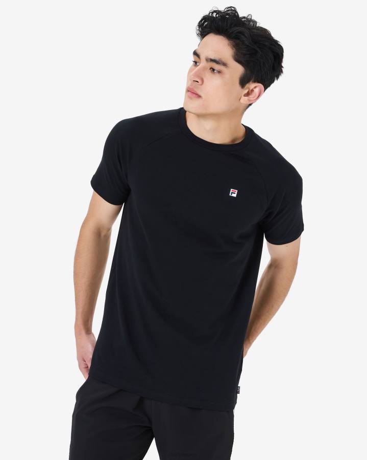 4T242529 negro camiseta fila hannes negra hombre FILA