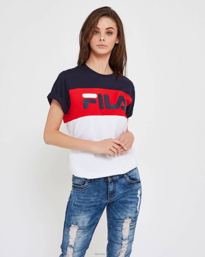 4T242539 blanco camiseta fila unisex genoa blanca FILA