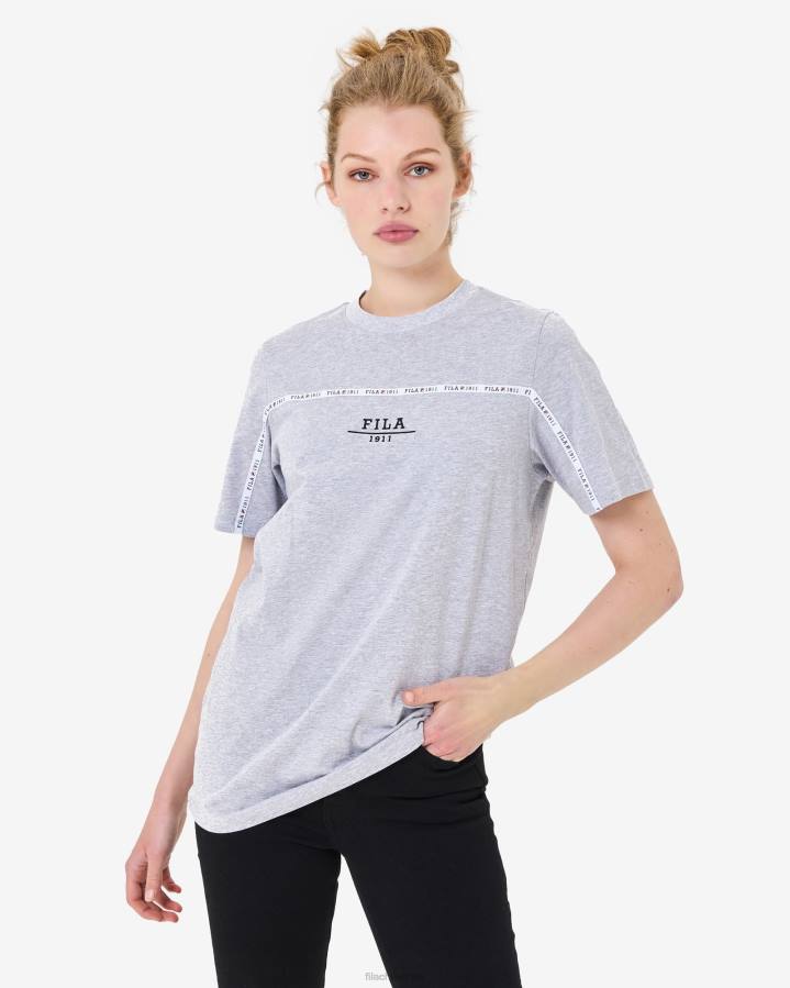 4T242549 marga gris camiseta urbana unisex gris marle fila FILA