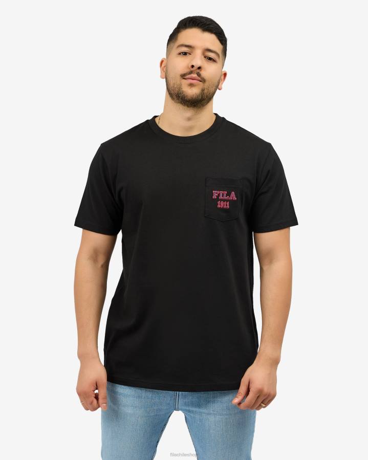 4T242557 negro camiseta fila antonio negra FILA