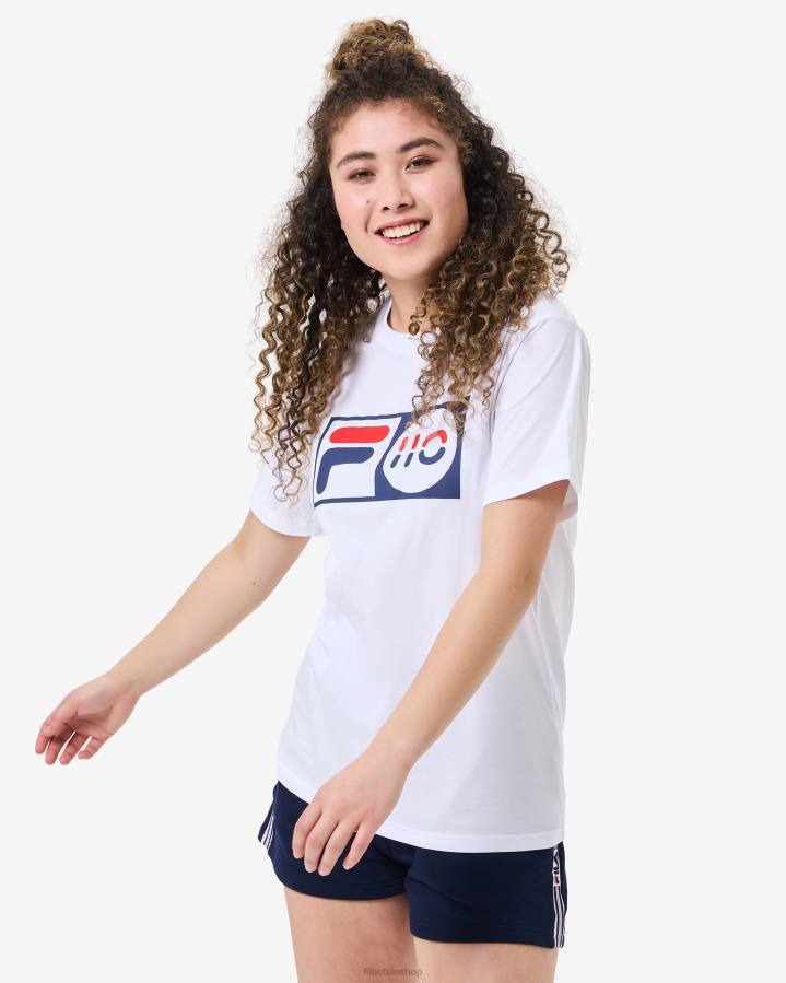 4T242558 blanco camiseta aniversario unisex fila blanca FILA