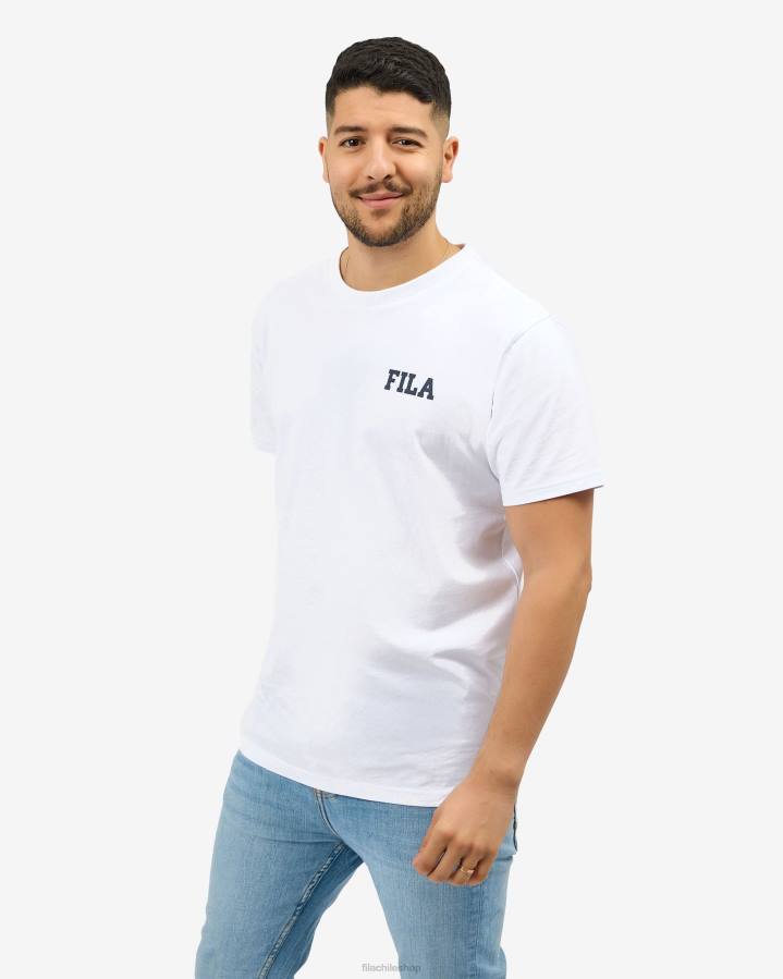 4T242567 blanco camiseta fila juan blanca FILA