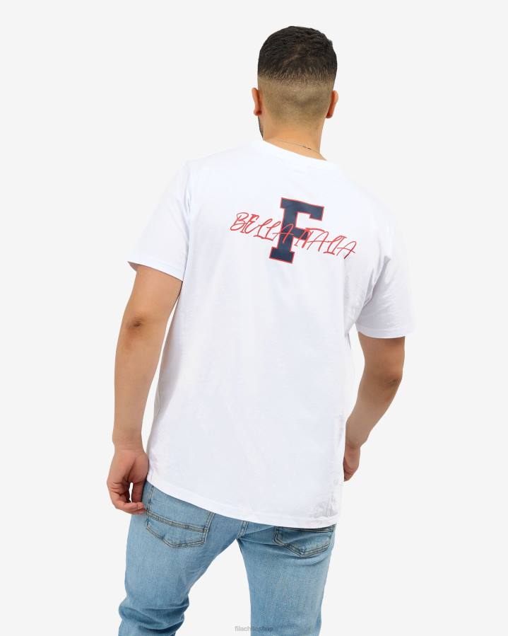 4T242567 blanco camiseta fila juan blanca FILA