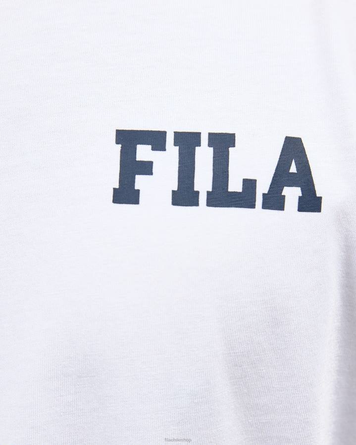 4T242567 blanco camiseta fila juan blanca FILA