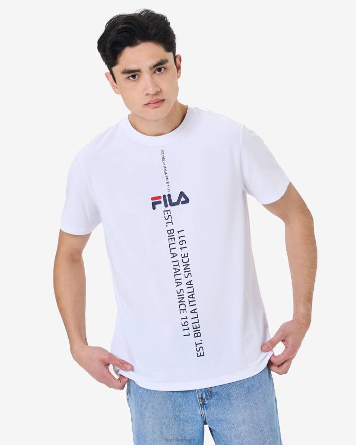 4T242575 blanco camiseta fila gunnar blanca FILA