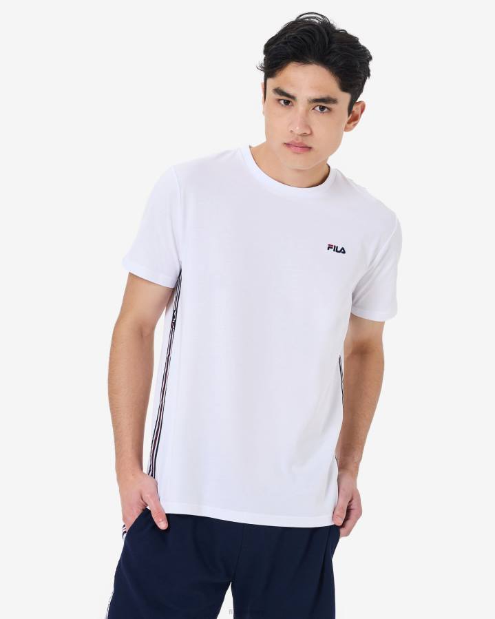 4T242582 blanco camiseta elias fila blanca hombre FILA