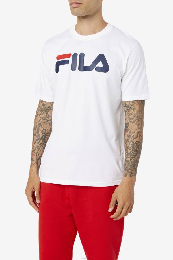 4T24280 blanco camiseta fila eagle blanca para hombre FILA