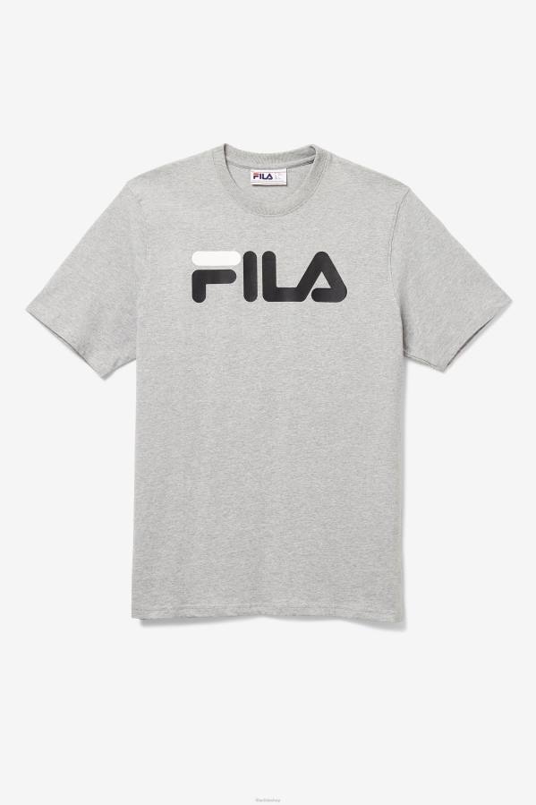 4T24281 cuero gris camiseta fila eagle hombre gris jaspeado FILA