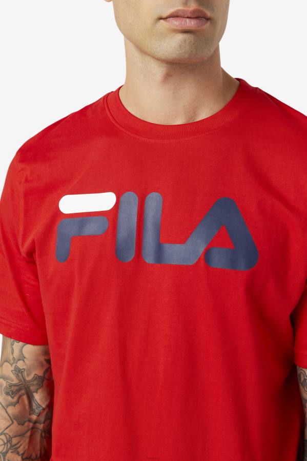 4T24285 rojo camiseta fila roja hombre eagle FILA