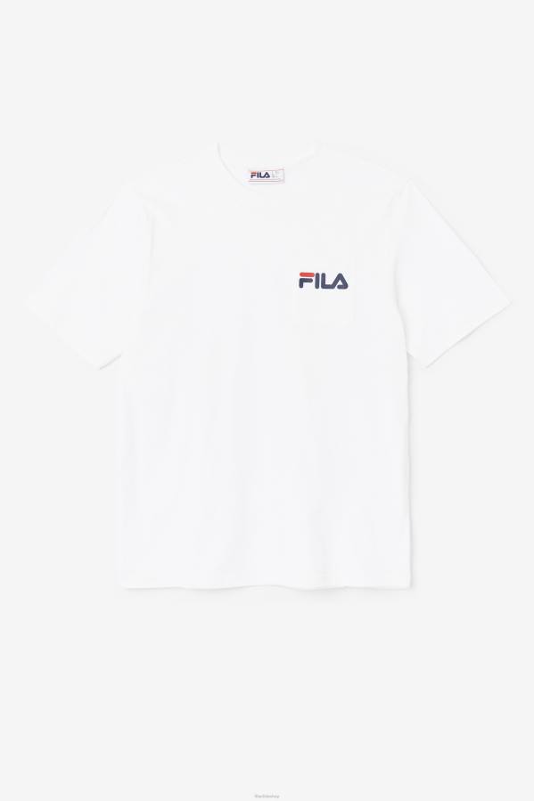 4T24396 blanco camiseta fila Curtis blanca FILA