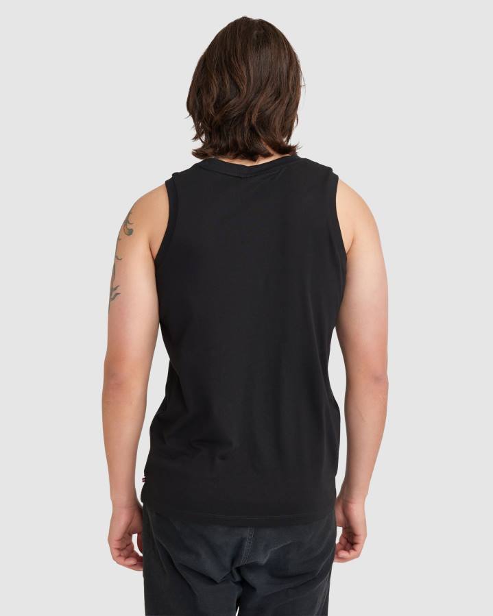 4T242346 negro fila cian tank negras para hombre FILA