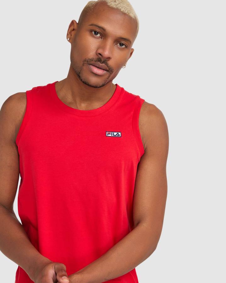 4T242353 rojo fila cian tank rojo hombre FILA