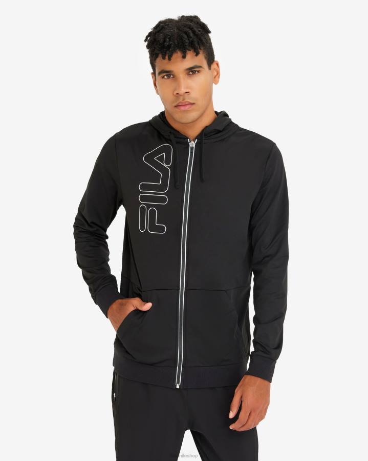 4T242646 negro chaqueta fila negra hombre luca FILA