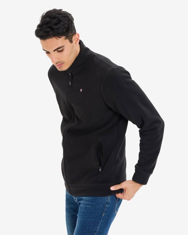 4T242655 negro chaqueta fila easton hombre negra FILA