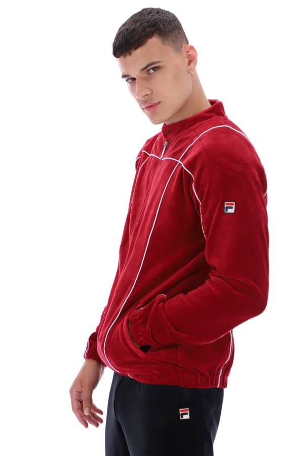 4T243322fila tusk classic velour track top FILA