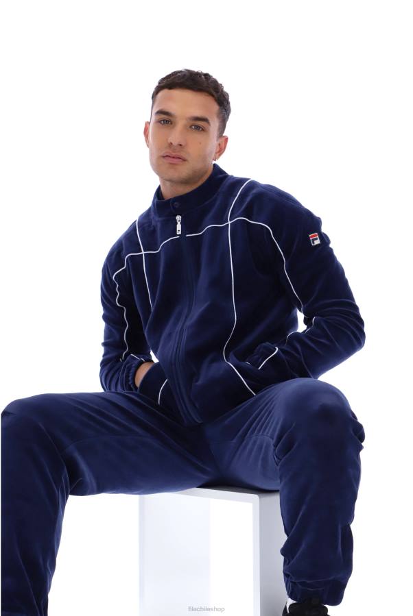 4T243329fila colmillo clásico velour track top FILA