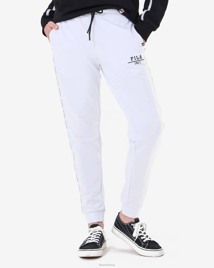 4T242665 blanco pantalón fila unisex urbano blanco FILA