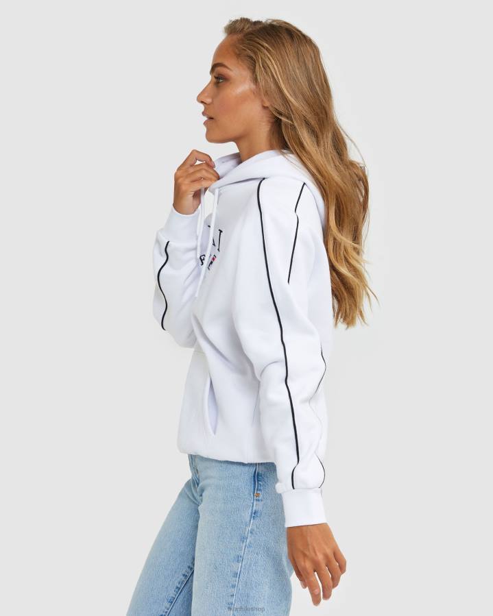 4T242442 blanco sudadera fila unisex blanca FILA