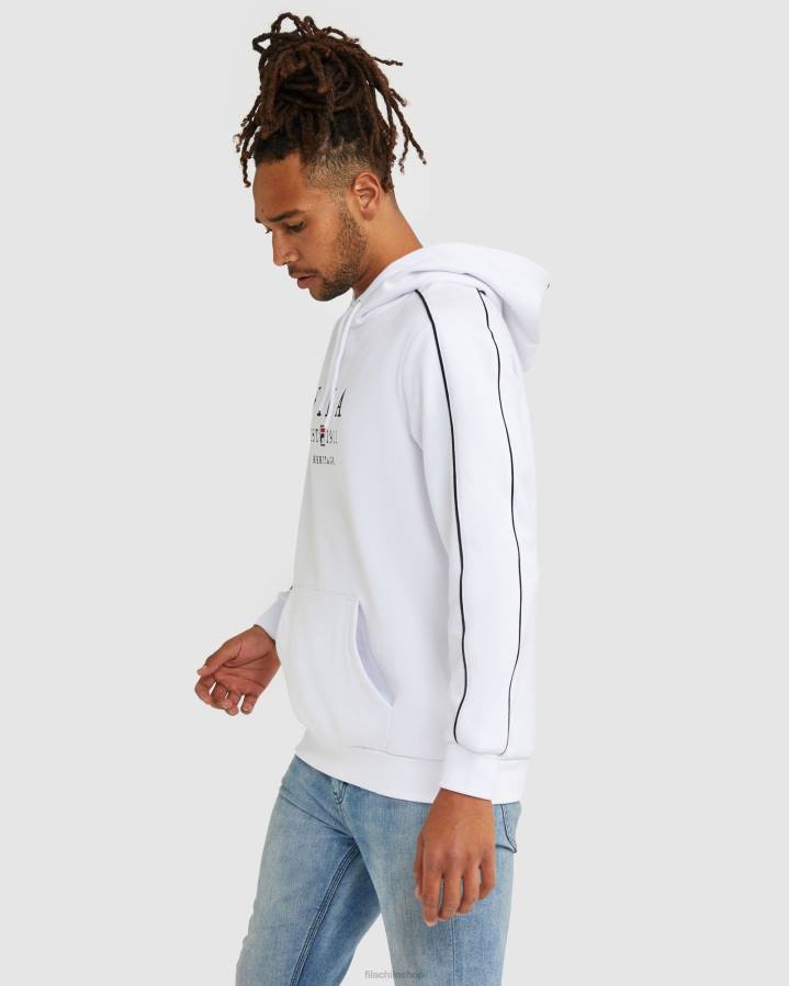 4T242442 blanco sudadera fila unisex blanca FILA