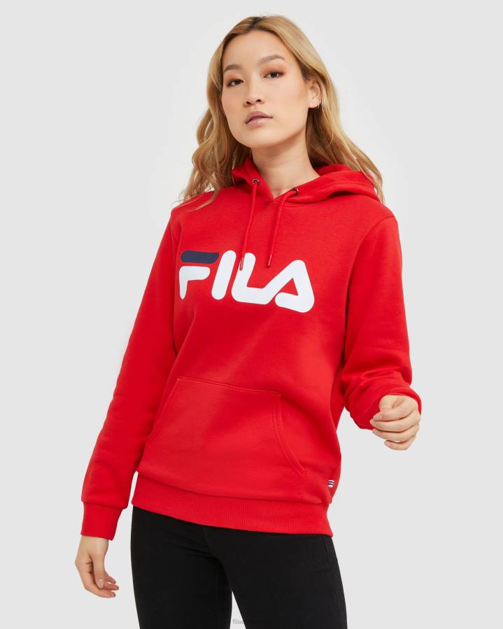 4T242458 rojo sudadera fila roja clasica unisex FILA