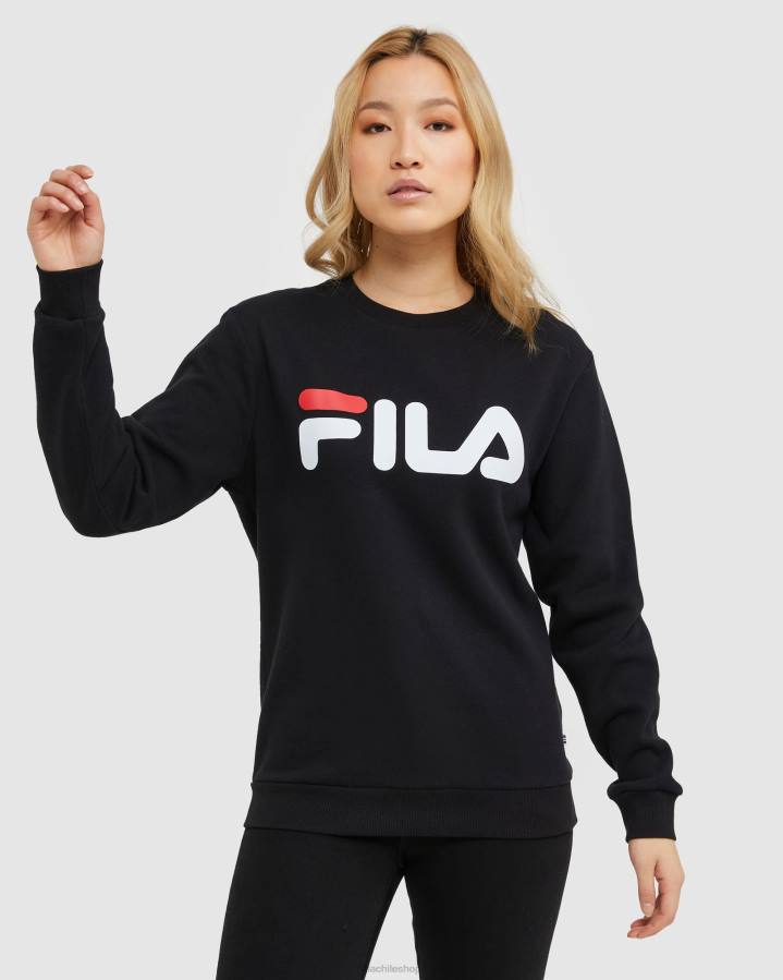 4T242488 negro sudadera fila negra clasica unisex FILA