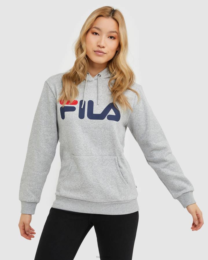 4T242490 marga plateada sudadera fila unisex clasica plateada marle FILA