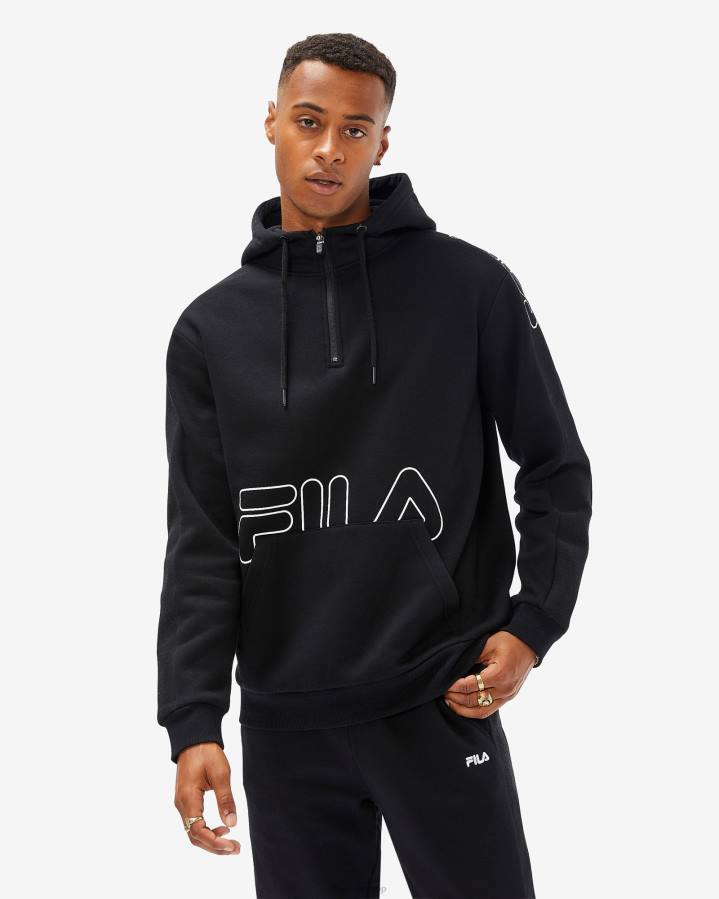 4T242606 negro fila jay qtr zip hombre negro FILA