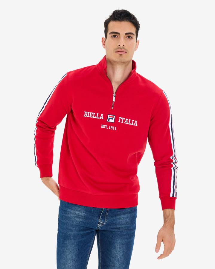 4T242623 rojo fila aemero qtr zip hombre rojo FILA