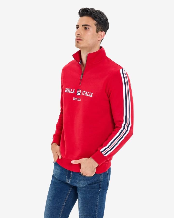 4T242623 rojo fila aemero qtr zip hombre rojo FILA