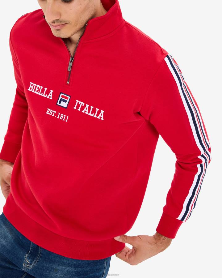 4T242623 rojo fila aemero qtr zip hombre rojo FILA